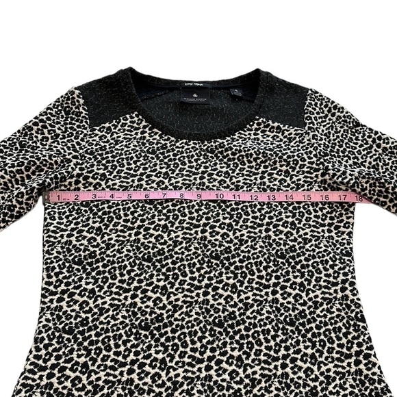Scotch & Soda | Maison Scotch Black & White Animal Print Dress - Size Small - Picture 8 of 11